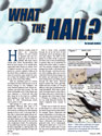 Hail damage to slate roofs - an article by Joseph Jenkins